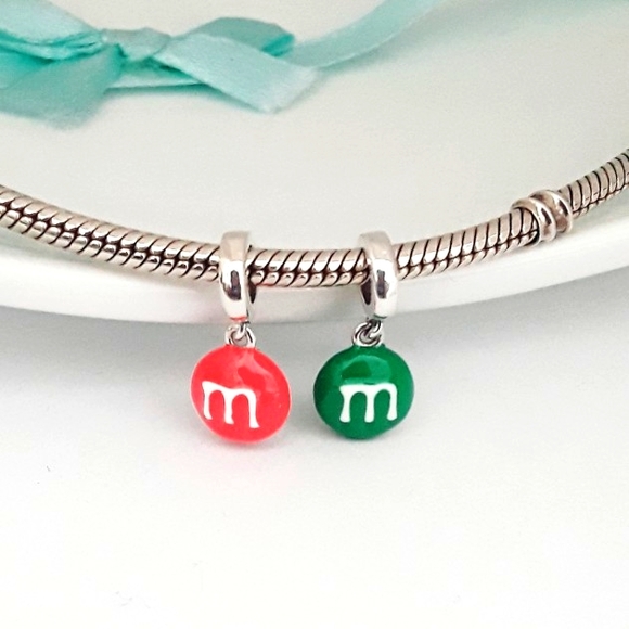 M & M's Candy Charms S925 Stetling Silver Pandora compatible - Picture 3 of 6